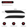 RT-TCZ Smoked Black Rear Fog Light Lamp Trim Cover Decoration