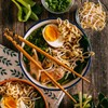 BIOASIA Organic Bamboo Slices, Pickled Asia Vegetables in Glass, Suitable
