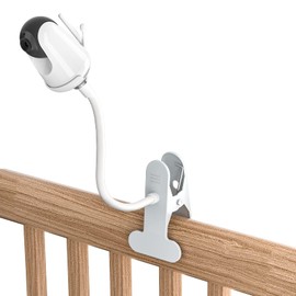 HOLACA Clip Mount for FAKEME/VAVA Baby Monitor 720P 5 HD Display Video Baby Monitor Twist Holder NO Need Tools, without Wall Damage, Clip Mount