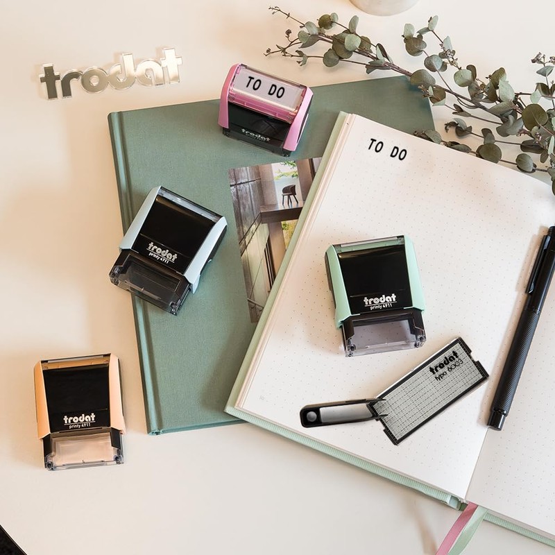 Trodat DIY Self Inking Stamp - Printy 4911 Pastel Green