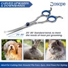 Doscpe Curved Dog Grooming Scissors 7.28 inches Round Tips Pet