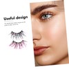 Baluue 5sets Luminous Glitter Eyelash Extensions for Women Fluorescent False