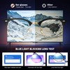 AOMASTE Blue Light Blocking Glasses Vintage Half Frame UV Clear