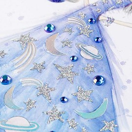 Papyrus Bella Pilar Celestial Chic Blank Card