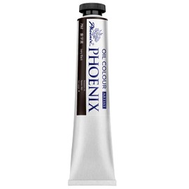 PHOENIX Ivory Black Oil Paint - 150ml / 5.07 Fl oz. Single Large Tube - Artist Quality Oil Based Paint for Professionals