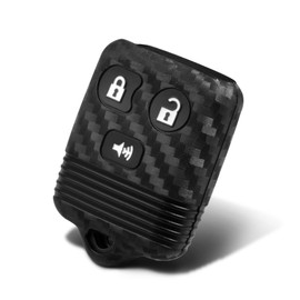 WORCAS Key Fob Cover Case Compatible with Ford E-150 250 350 450 150 250 350 Edge Escape Escort Excursion Expedition Explorer TRAC F-150 250 350 150 250 F350 Freestyle Ranger Windstar 3 Button