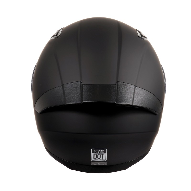 OTS Dual Clear & Tinted Visor Full Face DOT Motorcycle