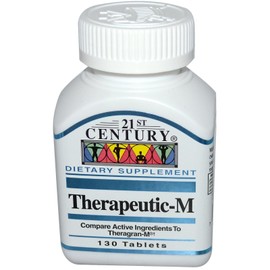 21st Century 21st Century Therapeutic M Tablets, 130 tablets (4 pack)