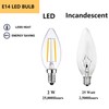 Sunaiony E14 LED Bulb 25 Watt Equivalent Warm White 2700K