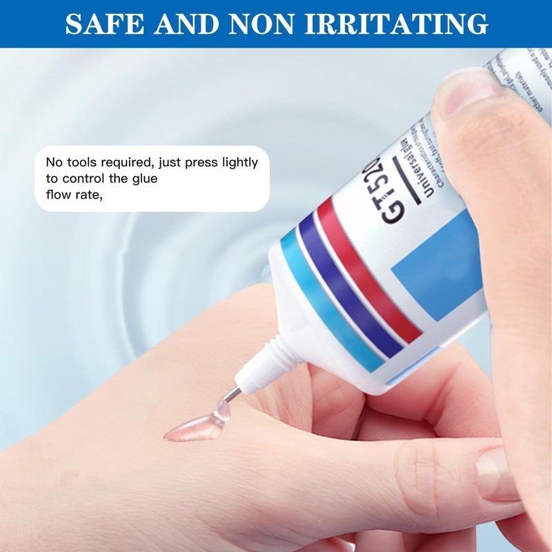 LFCFBH LFCFBH 2PCS Waterproof Fabric Glue for Clothes, Craft Glue,