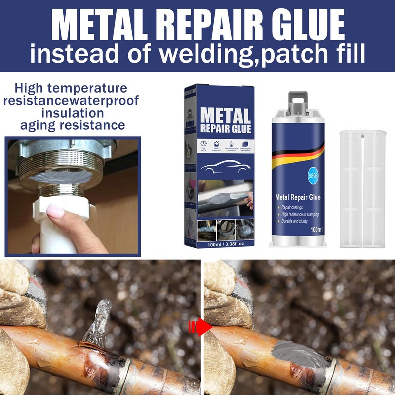 Ganbaro Metal Repair Glue, Casting Repair Glue, High Temperature Resistant
