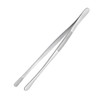12-inch Stainless Steel Cooking Tongs & Tweezers, Non-Slip Grip &