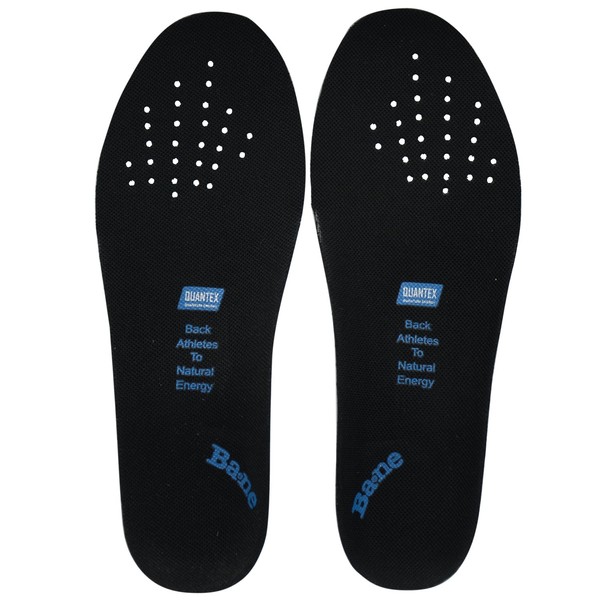 Spring Insoles for Increased Balance, Adjustable Footbed, Patented, Basic, 7, 5 Sizes, Black, XL (11.2 - 11.6 inches (28.5 - 29.5 cm), For Walking, Hiking, Thin, Antibacterial, Odor Resistant, Breathable