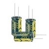 PENGLIN 20pcs Electrolytic Capacitors Aluminum Electrolytic Capacitors 25V 220UF 105℃