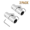 SHENGHUISS 2 Pack 7/8 Inch（22MM） Stainless Steel 316 Folding Swivel