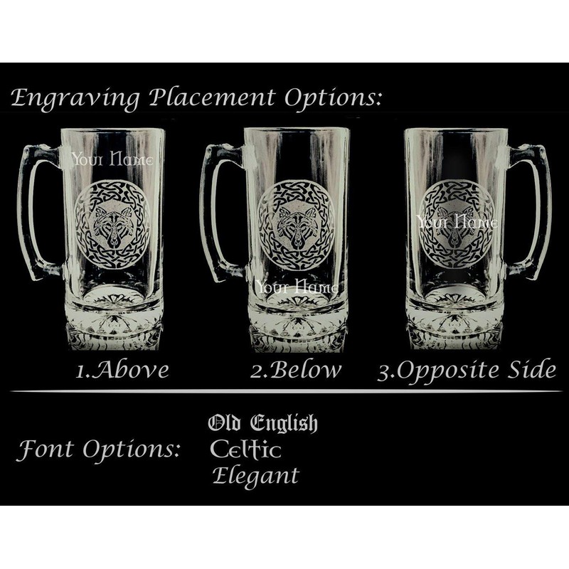 Clan MacDonald Scottish Crest 16oz Stein