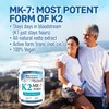 Vitamin K2 MK-7 100 mcg. 200-Day Supply of K2 Vitamin