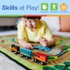 Melissa & Doug Wooden Train Cars, 8-Piece Magnetic Train Set