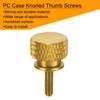 sourcing map 12pcs M3x10mm Knurled Thumb Screw Computer Case Threaded