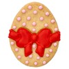 Birkmann Egg Cookie Cutter with Bow, 6.5 cm, Stainless Steel,