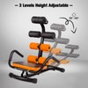 GYMAX Abdominal Twister Trainer, Incline Ab Rocket Exerciser Height Adjustable,