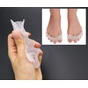 YINETTECH 2-Piece Gel Toe Separator Spacer Bunion Protection Foot Separator