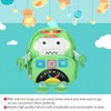 Cartoon Robot Pattern Kids Anti lost Backpack Schoolbag with Safety