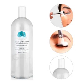 Lash Shampoo 1L Jane Lash Limpieza Extensiones Pestañas Mink Fórmula Hipoalergénica                                                                   