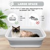 Maohegou Large Cat Litter Box for Kittens to Senior Cat,