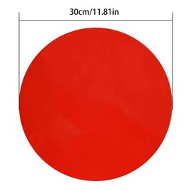 Dry Erase Circles, PinCute 10 Pieces Colorful Dry Erase Dots Circles, Dry Erase Board Marker Removable Vinyl Dot Wall Decal for School Classroom Table & Desk (11.8 inch)