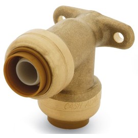 Cash Acme U249A Shark Bite 1/2-by-1/2-Inch Drop Ear Elbow Push Pipe Fittings