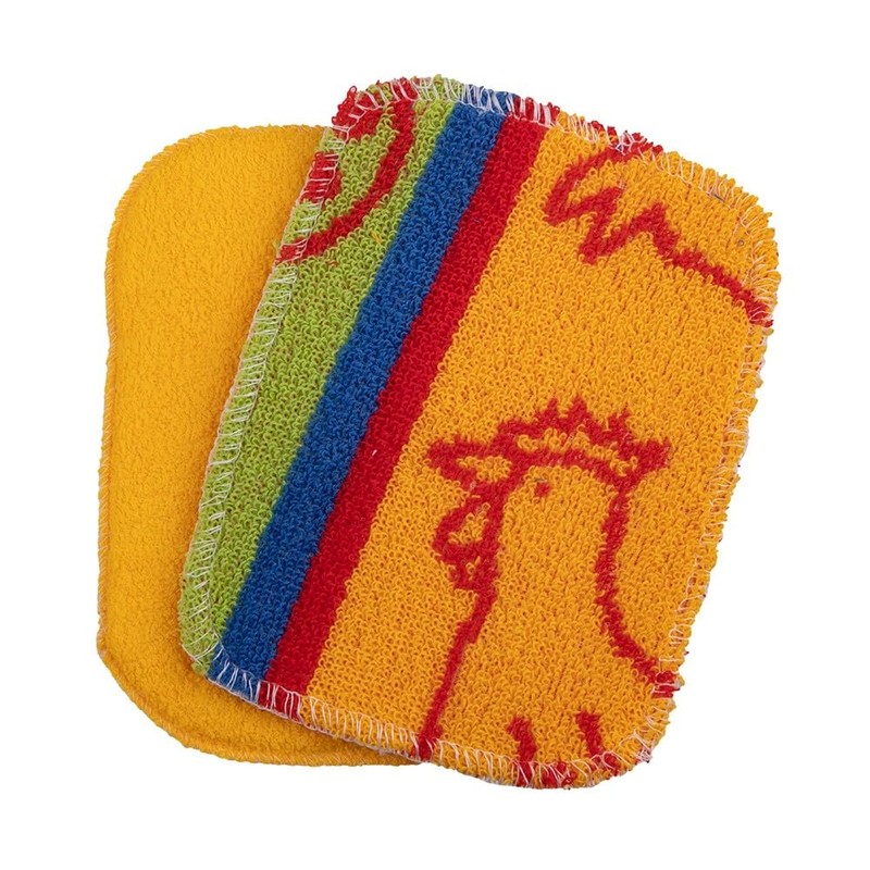 Appetito "Eco Scrubber" Universal Scrub Twin Pack Cloth and Sponge