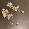 JDONL Cute White Fairy Flower Lily Of The Valley Earrings