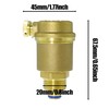 Maxmoral Automatic Air Venting Valve Brass Air Release Valve Solar