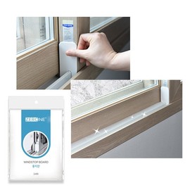 Z1-302 Window Draft Blocker Panel (2-Pack) - Wind Stop for Gaps Winter Insulation Essential 6ea
