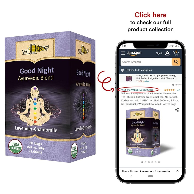 Valdena Bio Ayurvedic Tea (Lavender & Chamomile FBM)