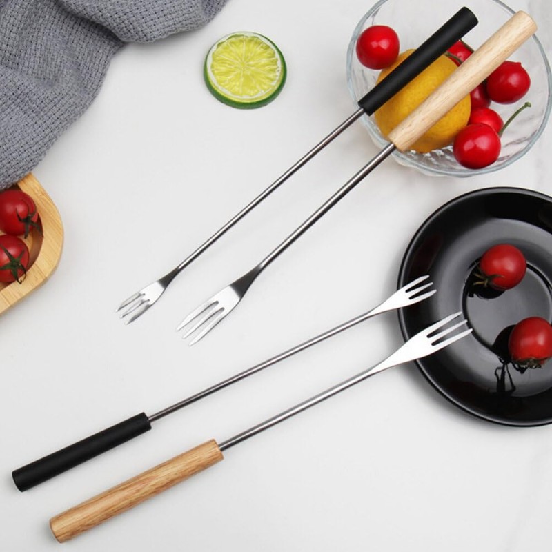Kichvoe Fondue Forks - Stainless Steel Fondue Forks - 12