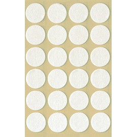 AVERY Zweckform 3707 Felt Pads Strong Hold 24 Stickers White Stärke 1 mm White