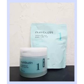 넘버즈인 Cica ground green pad Numbersin No. 1 refill plan 70 sheets + 70 sheets / 시카 갈아만든 초록패드 넘버즈인 1번 리필기획 70매+70매