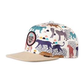 Djinns - Cheetah Linen - Snapback Baseball Cap Hat Cap Hat Caps, khaki
