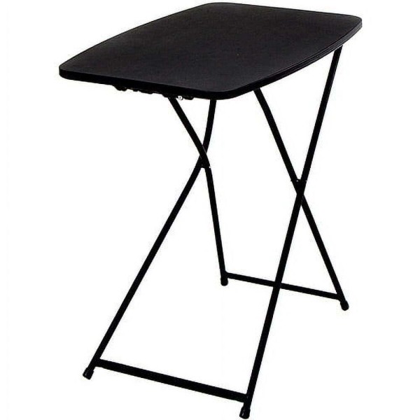 Unbranded Adjustable Height Personal Folding TV Tray Table Snack Bedside