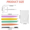 AWAVM 6 PCS Eyebrow Tweezers Women, Full Size Professional Eyebrow