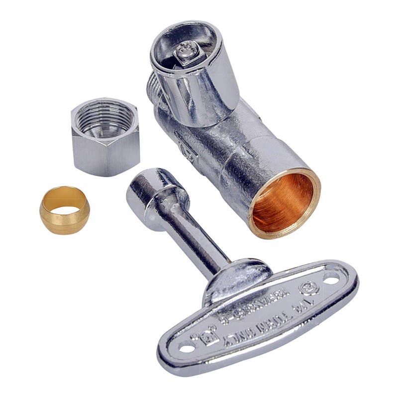 Midline Valve 92212QS-OM Water Supply Stop Valve with Quarter Turn