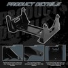 Broaddict Wall Mount Door Storage Hanger Bracket Fit for Ford