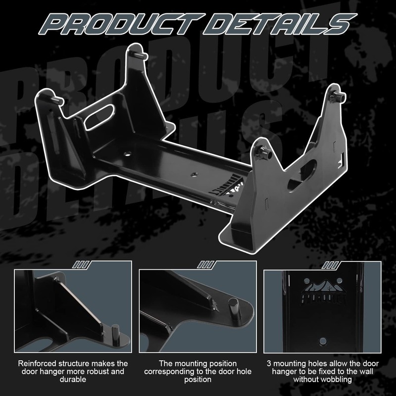 Broaddict Wall Mount Door Storage Hanger Bracket Fit for Ford
