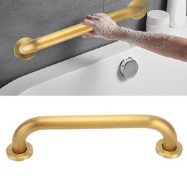 ANKROYU 30cm Copper Shower Grab Bar, Bathroom Grab Bar, Non-Slip Bathroom Support Handle for Elderly, Senior Safety, Durable Bathtub Handrail