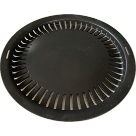 13'' Coated Aluminum Korean BBQ Grill Pan with Stainless Steel Drip Pan