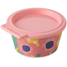 Koziol Bowl with Lid Nora Box 250 ml Blooms Sweet Pink