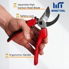 MINGTOOL Bypass Pruning Shears,0.7-inch Cut Capacity, Professional Gardening Tools, Heavy-Duty
