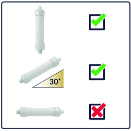 American Valve CondensateRx Condensate Neutralizer Formulated for High-Efficiency Condensing Boilers and Tankless Heaters, White